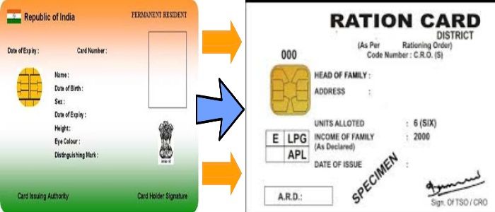 Image result for aadhaar ration